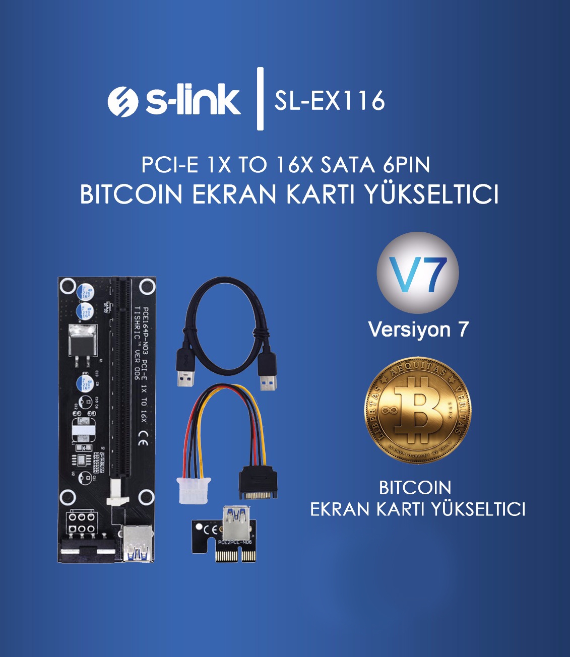 SL-EX116 SL-EX116 SLINK PCIE - DÖNÜŞTÜRÜCÜ RIZER