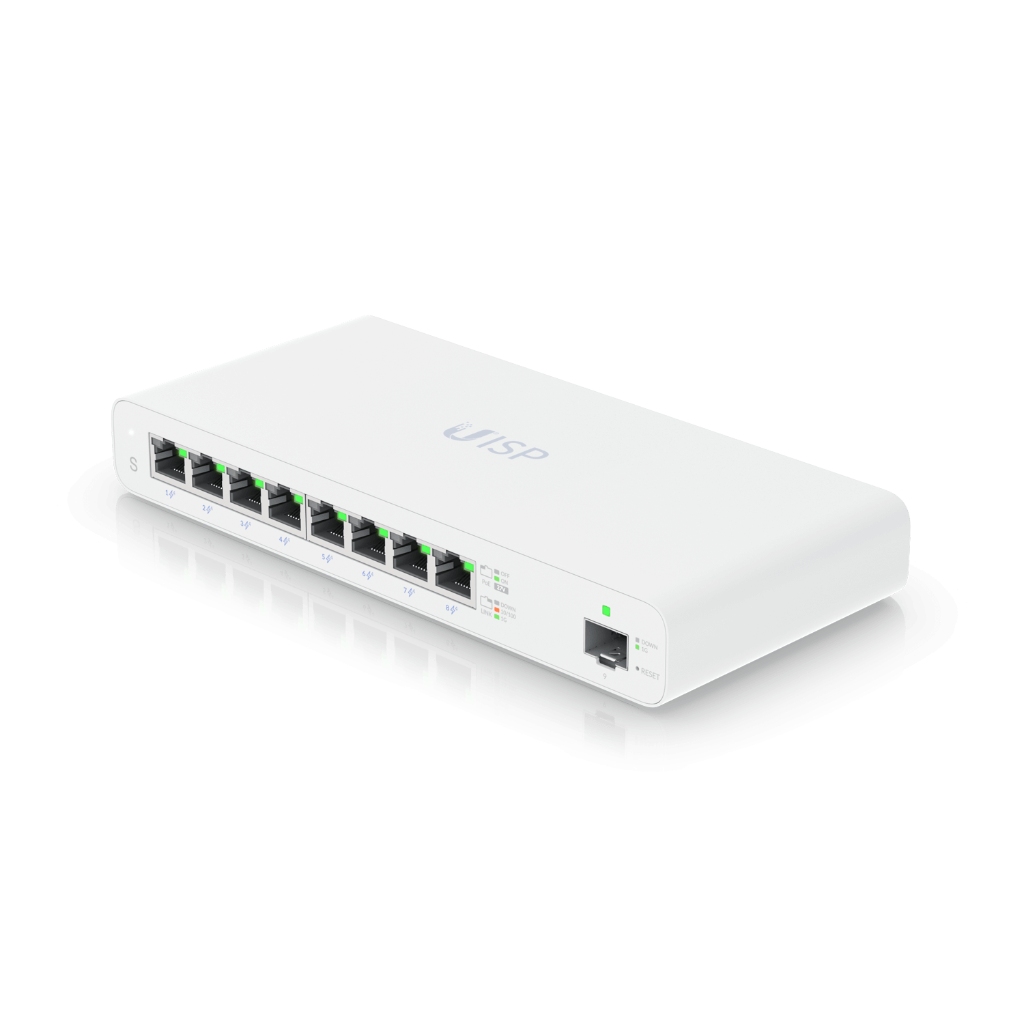 UISP-S UBIQUITI UISP SWİTCH 8 PORT 24V 110W POE