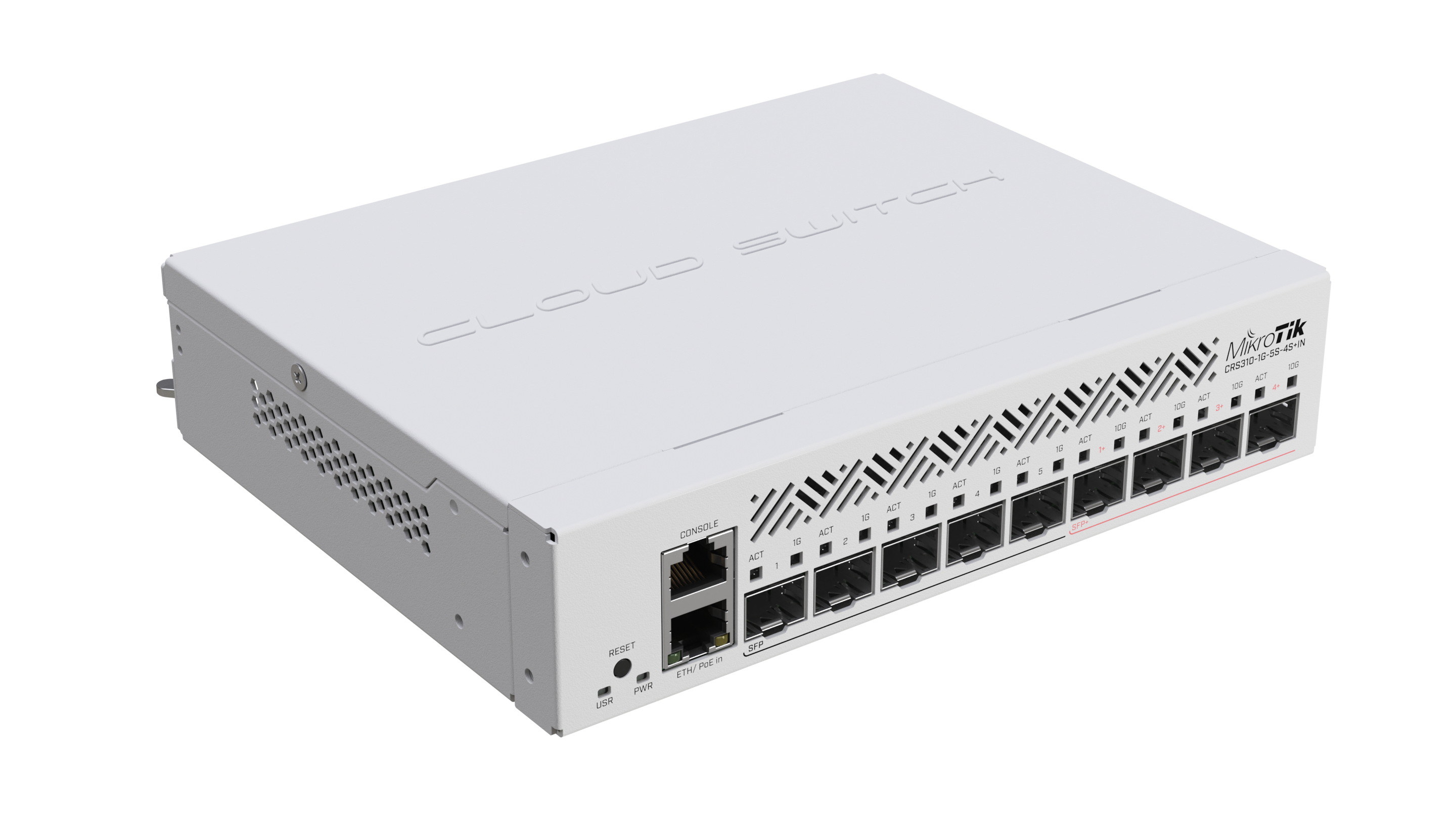 CRS310-1G-5S-4S-PLUS-IN Cloud Router Switch 310-1G-5S-4S+IN with RouterOS L5 license