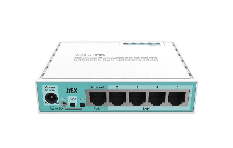 E50UG Mikrotik HEX (Yeni) 5xGigabit LAN, USB, L4, Router / Firewall / Hotspot