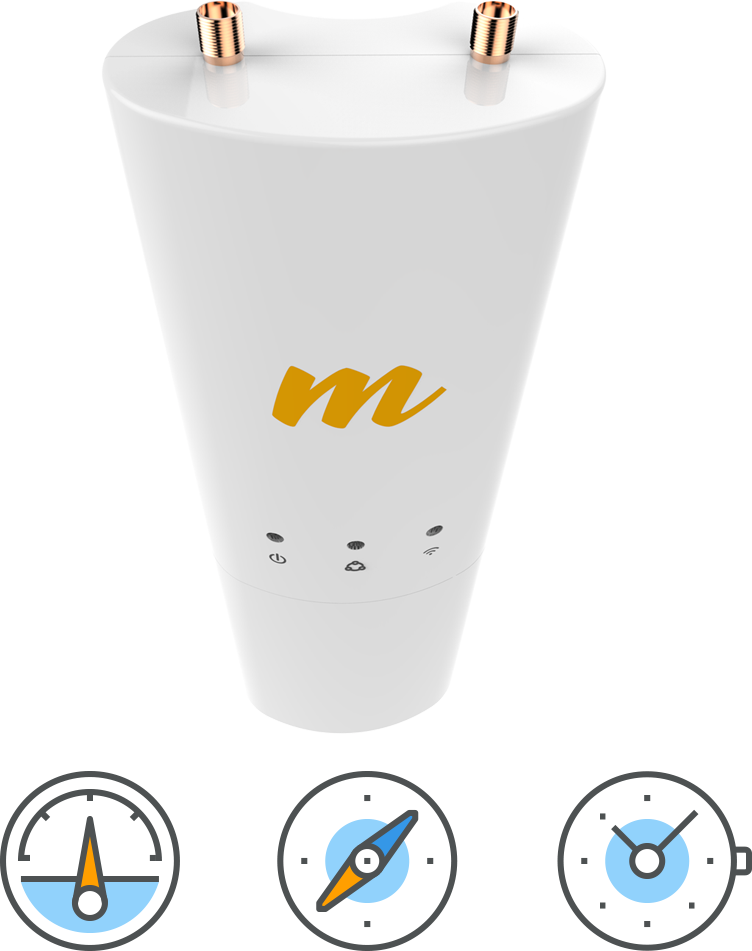 Mimosa-C5C MIMOSA 5GHz C5c 2x2 MU-MIMO PTP Radio / Client 