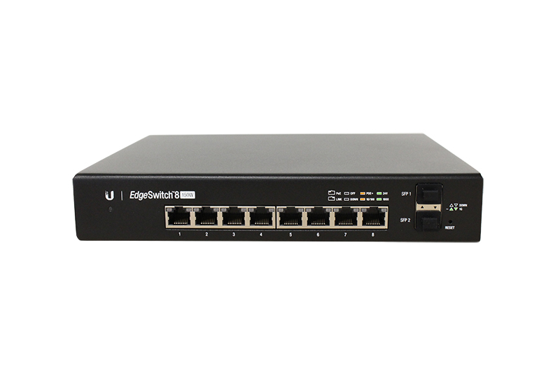 ES-8-150W Ubiquiti Edge Yön. Gigabit Switch 8x1Gbit Eth + 2x SFP 150Watt
