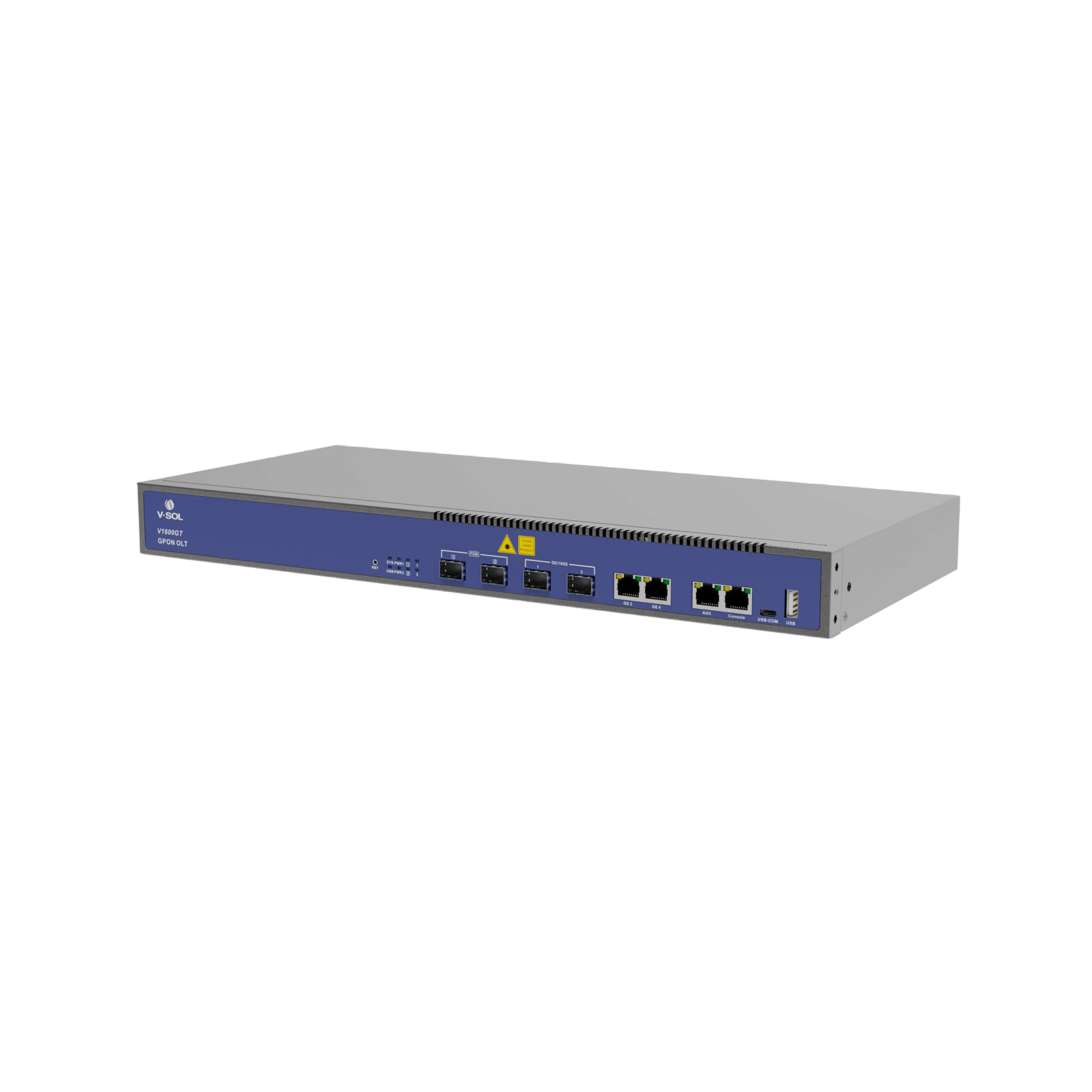 GPON-OLT-V1600GT VSOL - 2 PORT - OLT , FTTX , 2X 1G RJ45 , 2xSFP+ , 2x C+++